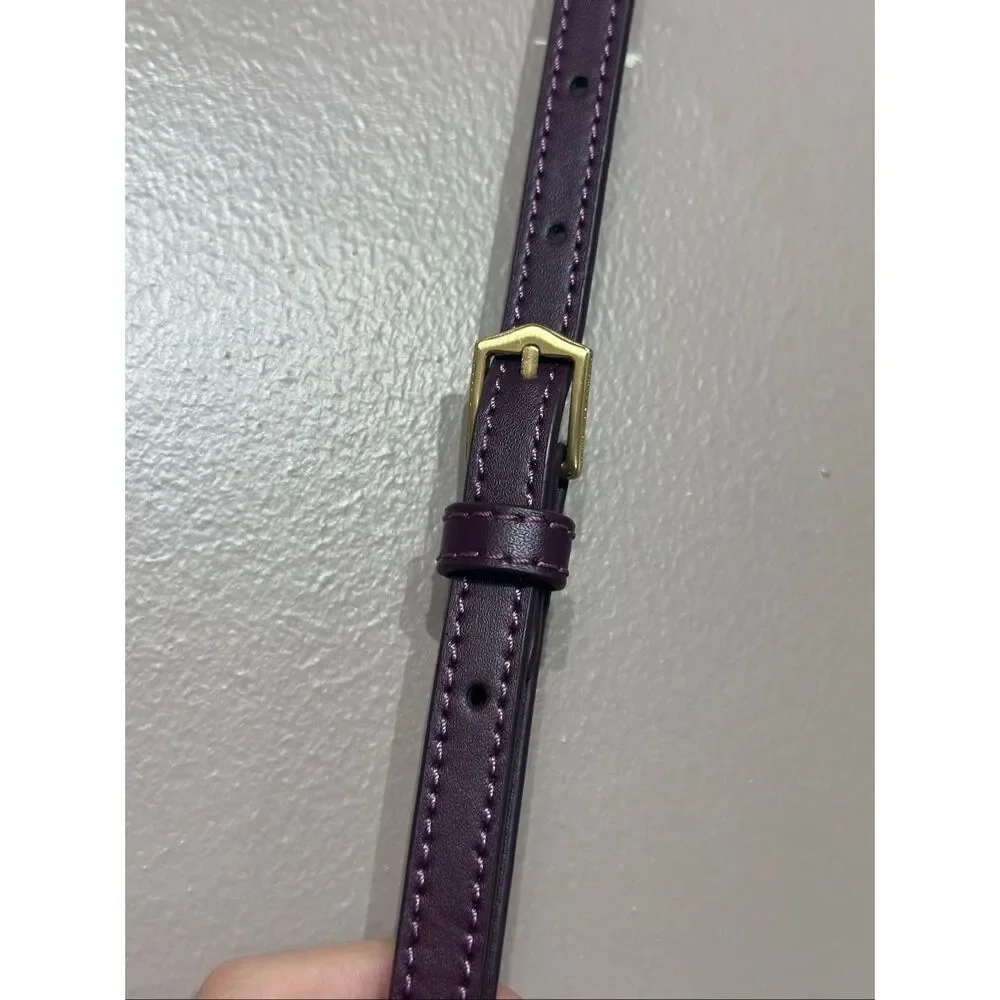 NWOT Aimee Kestenberg Plum Mia Velvet Expandable Satchel Handbag Purse